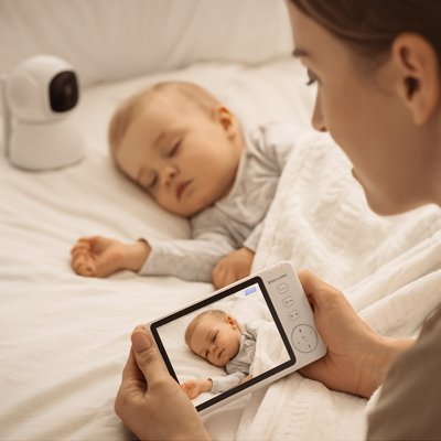 caméra bébé avec connexion