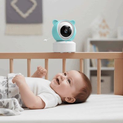 caméra bébé caméra rotative à 360°