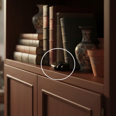 caméra de chasse espion sans fil sur étagère 