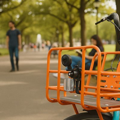 caméra de chasse sur une bicyclette 2