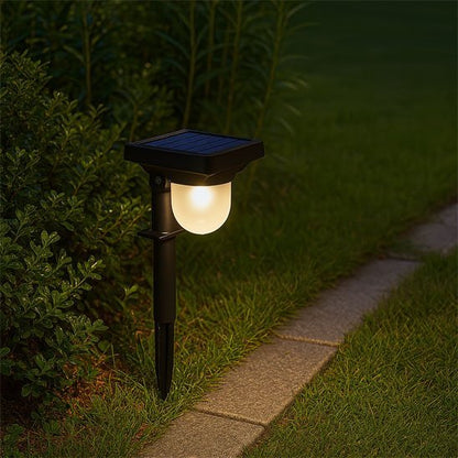 éclairage extérieur solaire puissant le soir