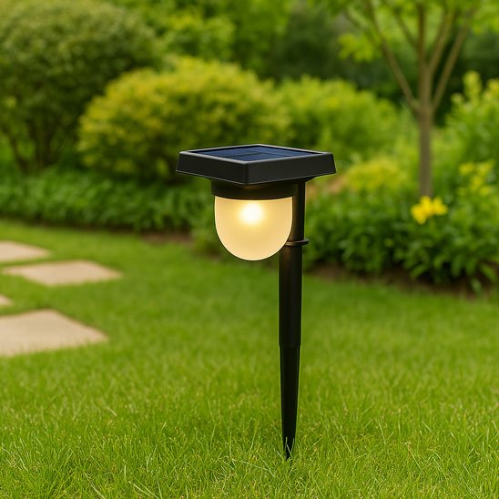 éclairage extérieur solaire puissant sur le sol